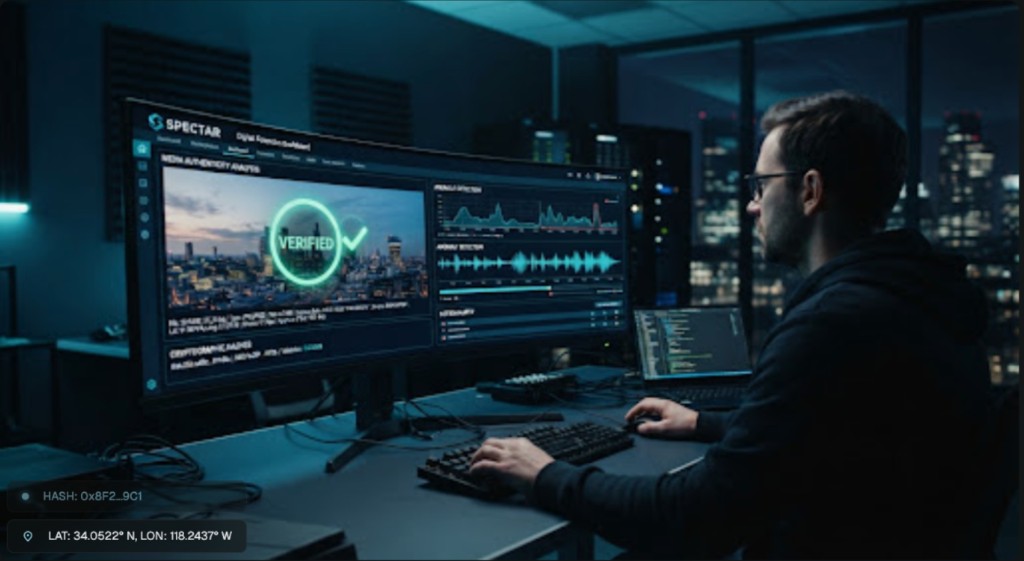 SPECTAR Digital Forensic Dashboard